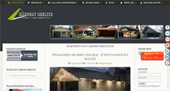 Desktop Screenshot of carport-beelitz.de
